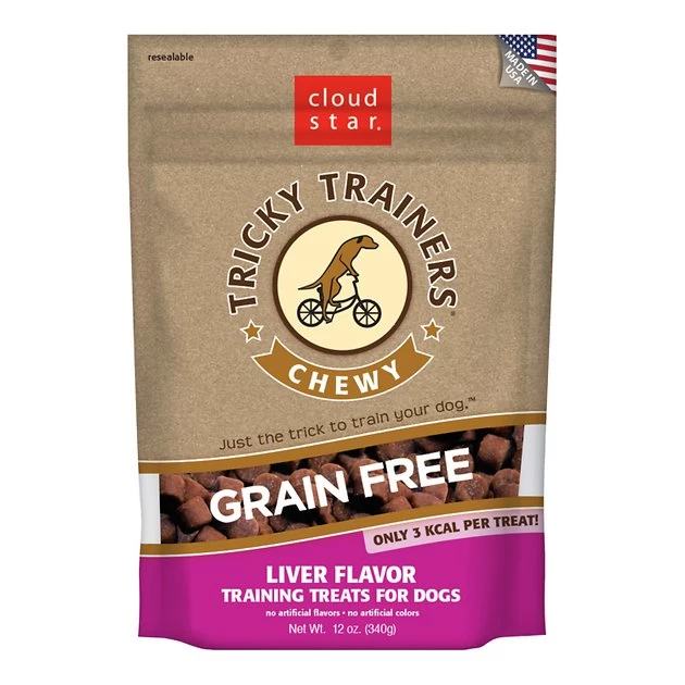Cloud Star Grain Free Chewy Tricky Trainers Liver Flavor Training Treats For Dogs 1 Cloud Star Grain Free Chewy Tricky Trainers Liver Flavor Training Treats For Dogs