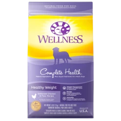 Wellness Complete Health Natural Healthy Weight Chicken And Peas Recipe Dry Dog Food