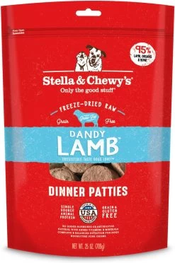 Stella & Chewy's Dandy Lamb Grain Free Dinner Patties Freeze Dried Raw Dog Food -Dog Supply Store 141201 MAIN. AC SL1200 V1514487226