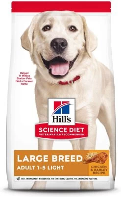 Hill's Science Diet Large Breed Light Chicken Meal & Barley Dry Dog Food