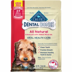 Blue Buffalo Blue All Natural Dental Bones Dog Treats