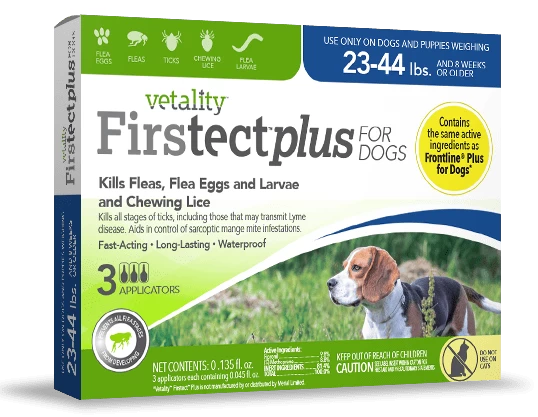 Vetality Firstect Plus Monthly Topical Flea And Tick Treatment For Medium Dogs 1 Vetality Firstect Plus Monthly Topical Flea And Tick Treatment For Medium Dogs
