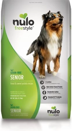 Nulo FreeStyle Grain Free Trout & Sweet Potato Senior Recipe Dry Dog Food -Dog Supply Store 251409 MAIN. AC SL1200 V1600878669