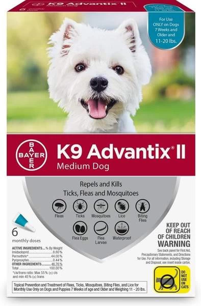 Bayer K9 Advantix II Medium Dog 1 Bayer K9 Advantix II Medium Dog