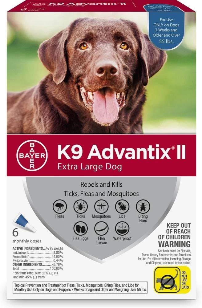 Bayer K9 Advantix II Extra Large Dog 1 Bayer K9 Advantix II Extra Large Dog