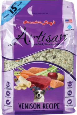 Grandma Lucy's Artisan Grain Free Venison Freeze Dried Dog Food