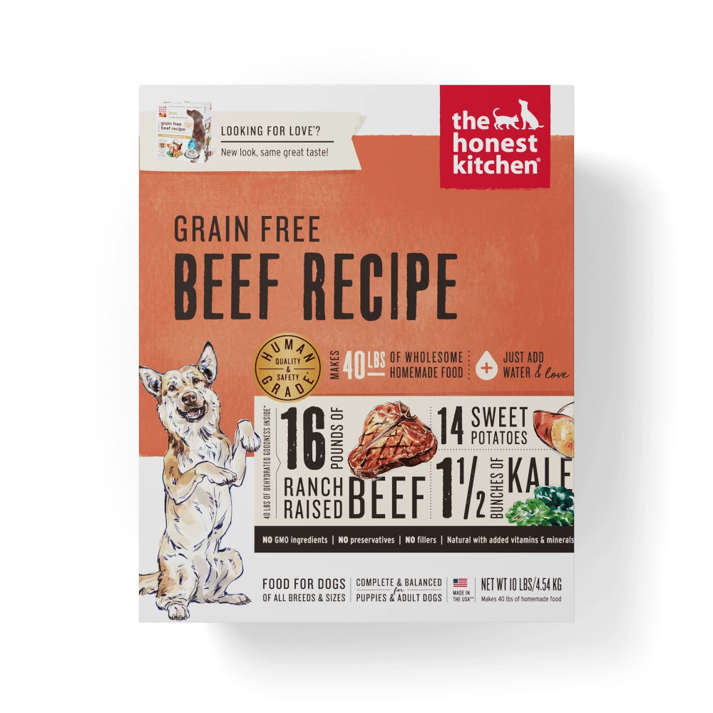 The Honest Kitchen LOVE Grain Free Beef All Life Stages Dog Food 1 The Honest Kitchen LOVE Grain Free Beef All Life Stages Dog Food