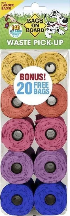 Bags On Board Rainbow Waste Bags Refill Pack