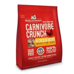 Stella & Chewy's Carnivore Crunch Grain Free Chicken Recipe Freeze Dried Raw Dog Treats