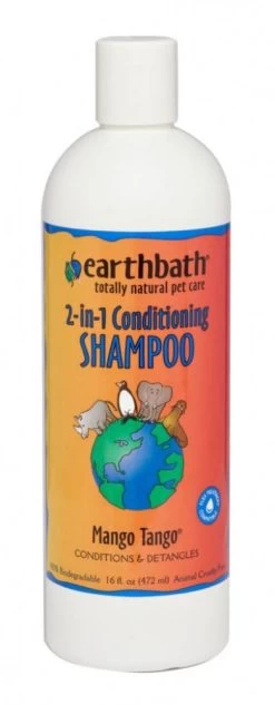 Earthbath 2-in-1 Mango Tango Conditioning Shampoo For Dogs And Cats