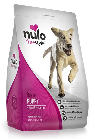 Nulo FreeStyle Grain Free Salmon And Peas Puppy Recipe Dry Dog Food