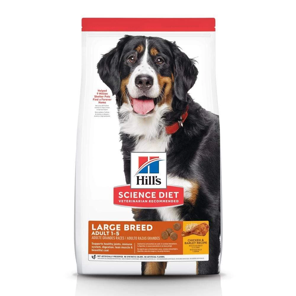 Hill's Science Diet Adult Large Breed Chicken & Barley Recipe Dry Dog Food 1 Hill's Science Diet Adult Large Breed Chicken & Barley Recipe Dry Dog Food