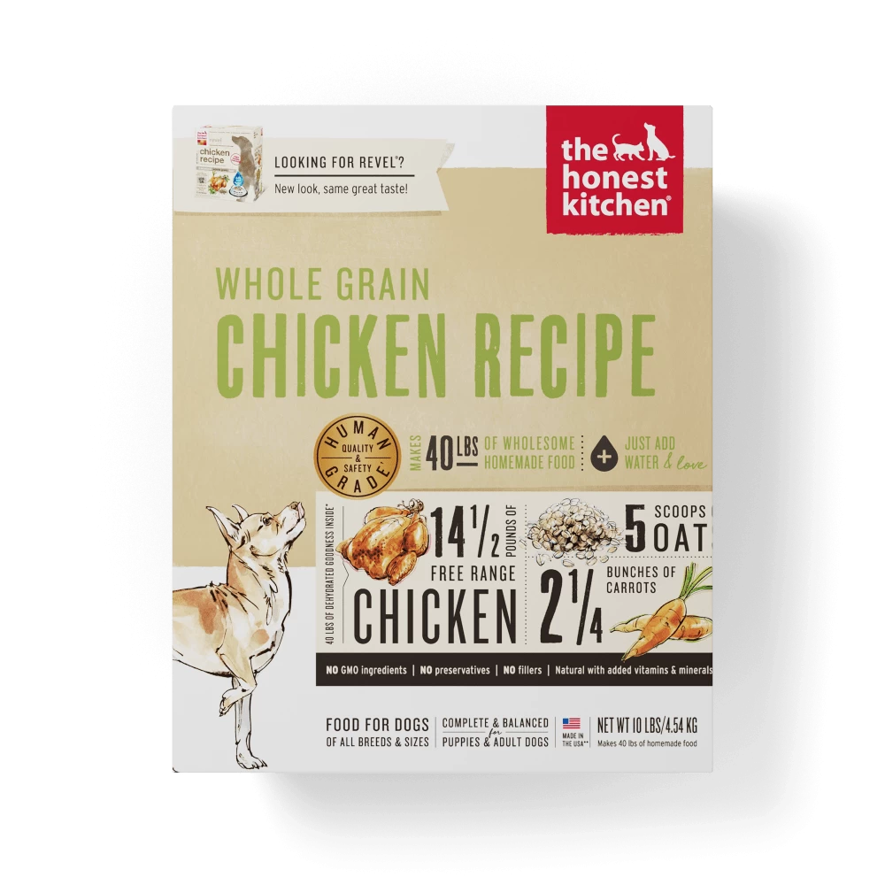 The Honest Kitchen Whole Grain Chicken Recipe Dehydrated Dog Food 1 The Honest Kitchen Whole Grain Chicken Recipe Dehydrated Dog Food