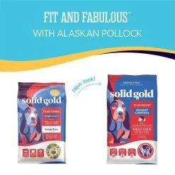 Solid Gold Fit & Fabulous Adult Low Fat & Low Calorie With Fresh Caught Alaskan Pollock Dry Dog Food -Dog Supply Store 37287 1592241901
