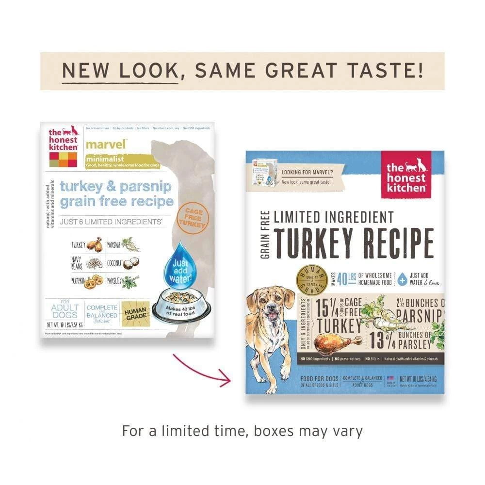 The Honest Kitchen Limited Ingredient Grain Free Turkey Recipe Dehydrated Dog Food 3 The Honest Kitchen Limited Ingredient Grain Free Turkey Recipe Dehydrated Dog Food - Image 3