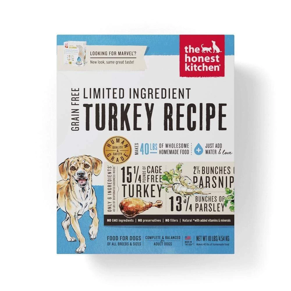 The Honest Kitchen Limited Ingredient Grain Free Turkey Recipe Dehydrated Dog Food 1 The Honest Kitchen Limited Ingredient Grain Free Turkey Recipe Dehydrated Dog Food