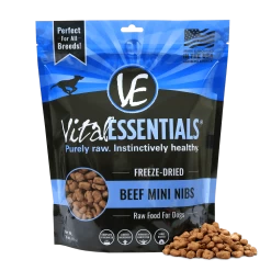 Vital Essentials Grain Free Beef Mini Nibs Entree Freeze-Dried Raw Dog Food