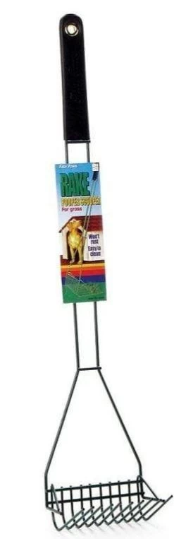 Four Paws Wire Rake Scooper For Grass