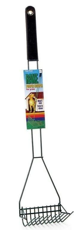 Four Paws Wire Rake Scooper For Grass 1 Four Paws Wire Rake Scooper For Grass