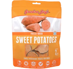 Grandma Lucy's Singles Freeze Dried Sweet Potatoes Single Ingredient Dog Treats