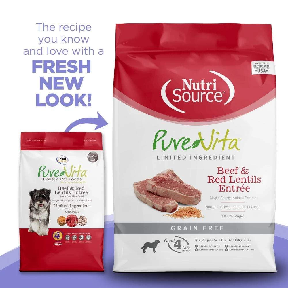 PureVita Grain Free Beef & Red Lentils Dry Dog Food 2 PureVita Grain Free Beef & Red Lentils Dry Dog Food - Image 2