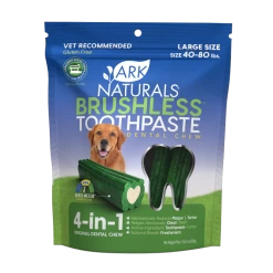 Ark Naturals Brushless Toothpaste Large Dental Chews For Dogs