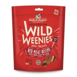 Stella & Chewy's Wild Weenies Grain Free Red Meat Recipe Freeze Dried Raw Dog Treats