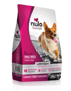 Nulo FreeStyle Limited+ Grain-Free Turkey Recipe Small Breed Puppy & Adult Dry Dog Food