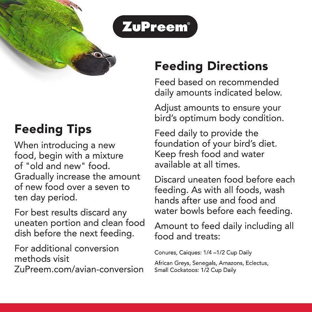 ZuPreem FruitBlend Flavor Food With Natural Flavors For Parrots And Conures 4 ZuPreem FruitBlend Flavor Food With Natural Flavors For Parrots And Conures - Image 4