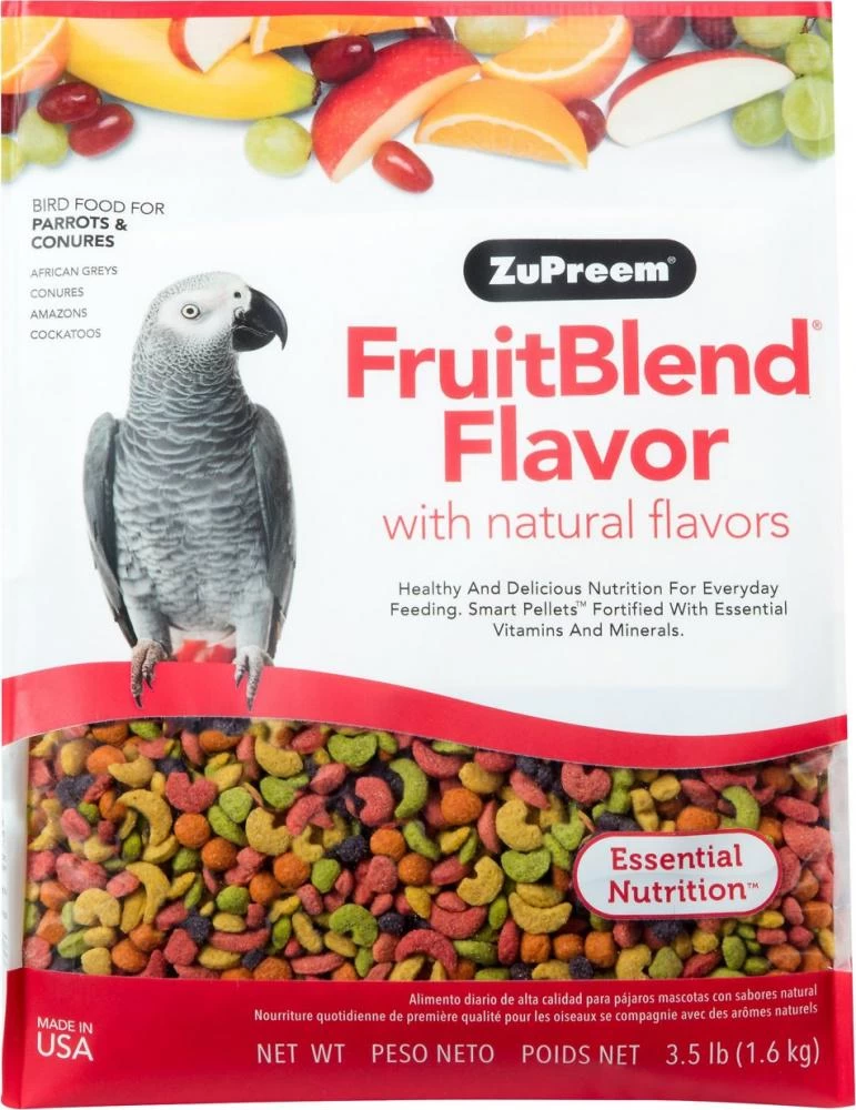 ZuPreem FruitBlend Flavor Food With Natural Flavors For Parrots And Conures 6 ZuPreem FruitBlend Flavor Food With Natural Flavors For Parrots And Conures - Image 6