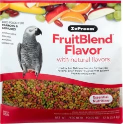 ZuPreem FruitBlend Flavor Food With Natural Flavors For Parrots And Conures 12 ZuPreem FruitBlend Flavor Food With Natural Flavors For Parrots And Conures -Dog Supply Store 46332 1614799238