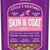 Stella & Chewy's Solutions Skin & Coat Boost Cage Free Duck & Wild Caught Salmon Cat Food Dinner Mixers