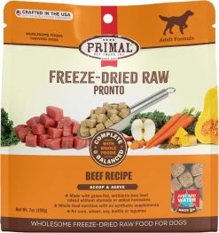 Primal Pronto Beef Recipe Freeze-Dried Raw Dog Food