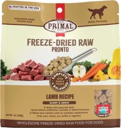 Primal Pronto Lamb Recipe Freeze-Dried Raw Dog Food
