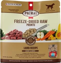 Primal Pronto Lamb Recipe Freeze-Dried Raw Dog Food 10 Primal Pronto Lamb Recipe Freeze-Dried Raw Dog Food -Dog Supply Store 614294 MAIN. AC SL1200 V1659822808