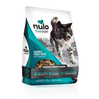 Nulo Freestyle Grain Free Salmon & Turkey With Strawberries Freeze-Dried Raw Dog Food 1 Nulo Freestyle Grain Free Salmon & Turkey With Strawberries Freeze-Dried Raw Dog Food
