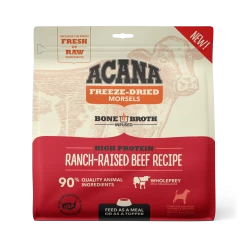 Acana Freeze-Dried Food Ranch-Raised Beef Recipe Morsels For Dogs