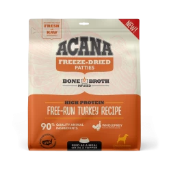 Acana Freeze-Dried Food Free-Run Turkey Recipe Patties For Dogs