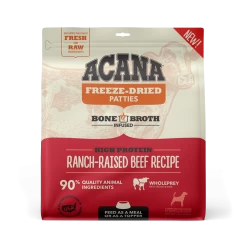 Acana Freeze-Dried Food Ranch-Raised Beef Recipe Patties For Dogs