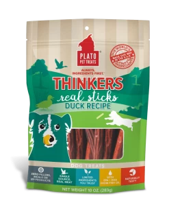 Plato Thinkers Duck Meat Stick Dog Treats