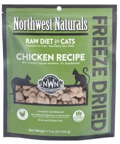 Northwest Naturals Cat Nibbles Chicken Recipe Freeze-Dried Raw Cat Food