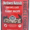 Northwest Naturals Cat Nibbles Rabbit Recipe Freeze-Dried Raw Cat Food