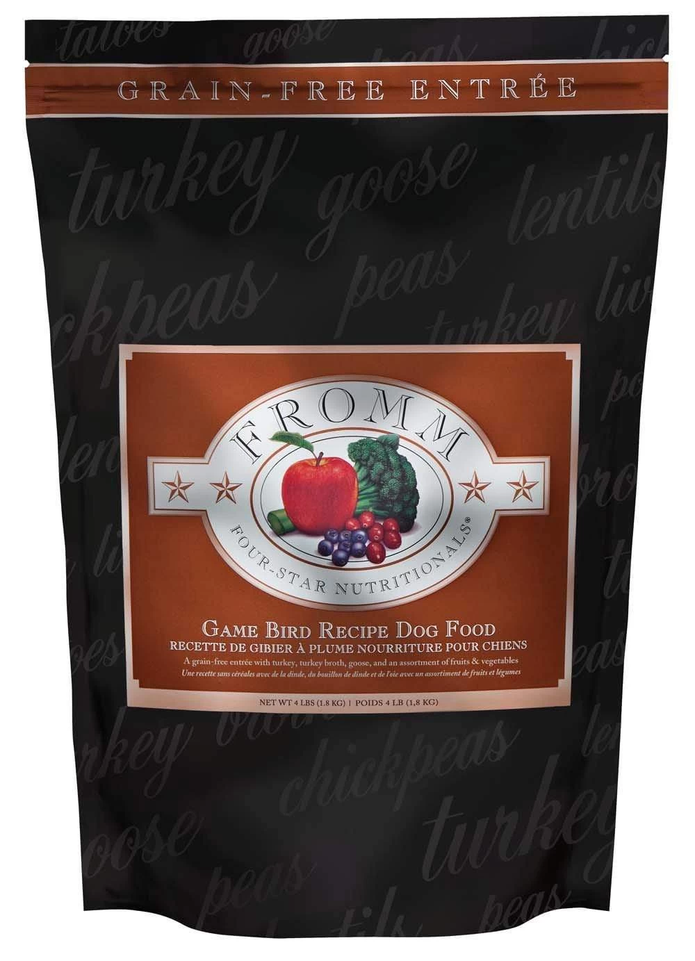 Fromm Four Star Game Bird Recipe Dry Dog Food