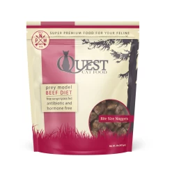 Steve's Real Food Quest Raw Frozen Beef Diet Food For Cats