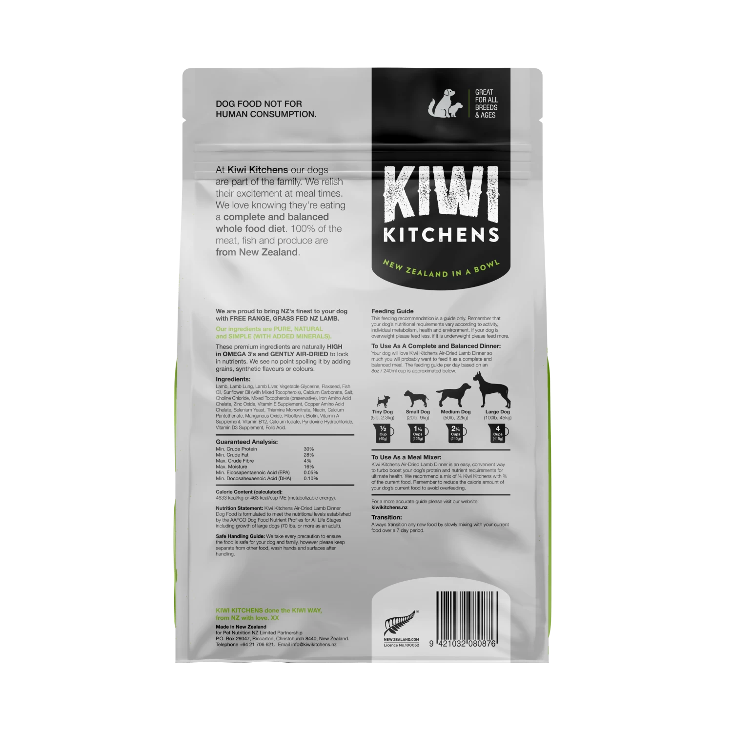 Kiwi Kitchens Air Dried Lamb Food For Dogs 2 Kiwi Kitchens Air Dried Lamb Food For Dogs - Image 2