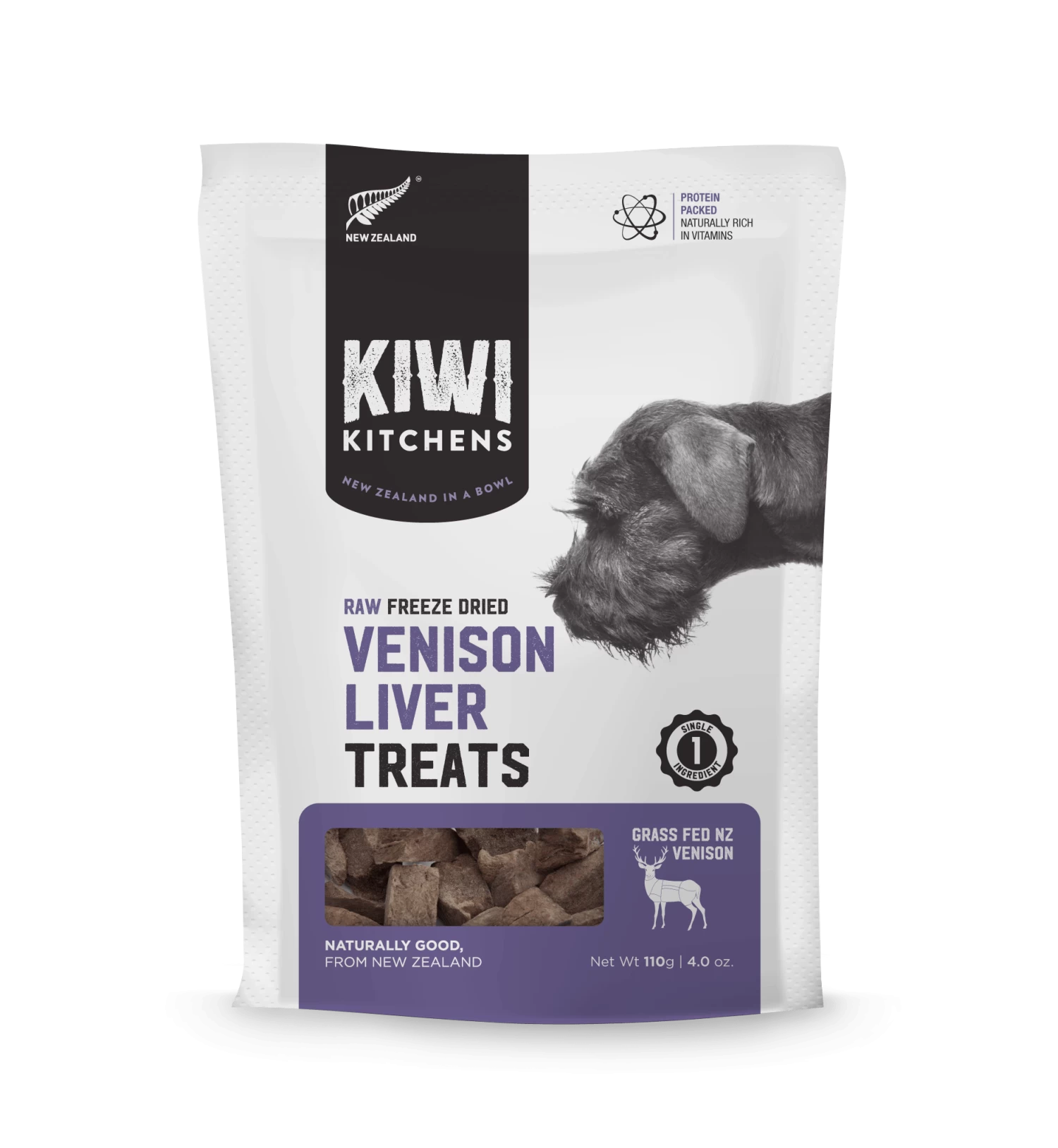 Kiwi Kitchens Raw Freeze-Dried Venison Liver Treats For Dogs 1 Kiwi Kitchens Raw Freeze-Dried Venison Liver Treats For Dogs
