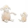HuggleHounds Fleece Knot Louise Lamb Toy For Dogs