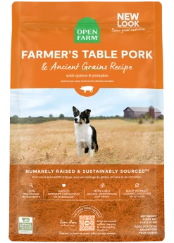 Open Farm Farmer's Table Pork & Ancient Grains Dry Dog Food