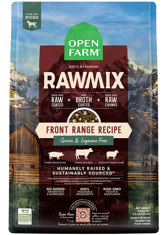 Open Farm Grain-Free RawMix Front Range Recipe Dog Food 1 Open Farm Grain-Free RawMix Front Range Recipe Dog Food