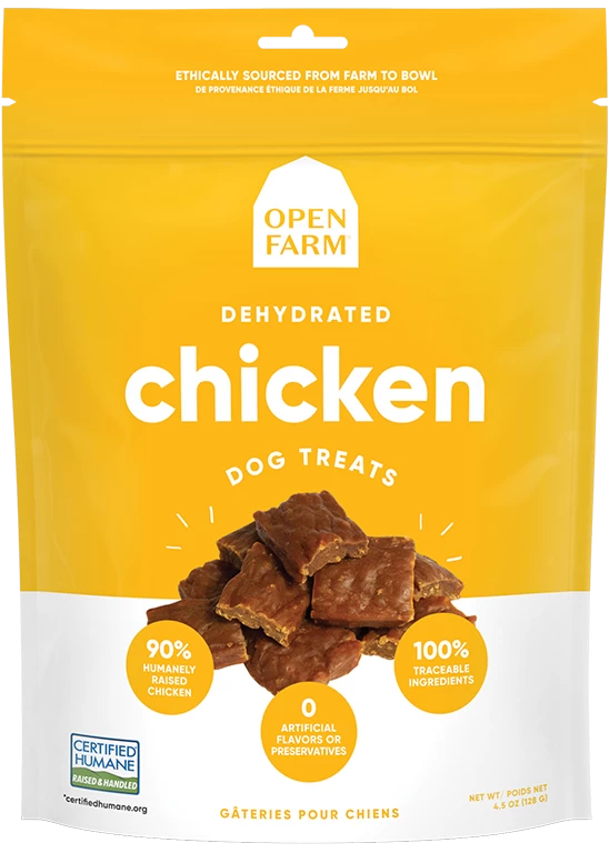 Open Farm Dehydrated Grain Free Chicken Dog Treats 2 Open Farm Dehydrated Grain Free Chicken Dog Treats - Image 2